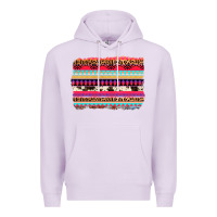 Lilac aztec western leopard cowhide background Premium Hoodie - AdoDesignShop