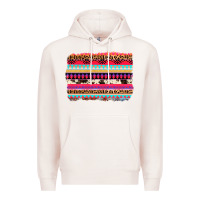 Pale Pink aztec western leopard cowhide background Premium Hoodie - AdoDesignShop