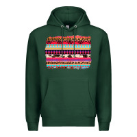 Sports Green aztec western leopard cowhide background Premium Hoodie - AdoDesignShop