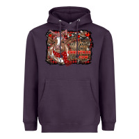 Plum all i want for christmas is a cow cowhide Heavyweight Hoodie - RanaPortraitStore