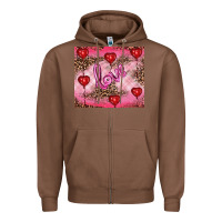 Chestnut valentines day love Zipper Hoodie - RanaPortraitStore