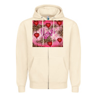 Sandshell valentines day love Zipper Hoodie - RanaPortraitStore