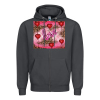 Smoke valentines day love Zipper Hoodie - RanaPortraitStore