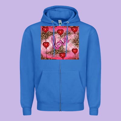 Zipper Hoodie valentines day love