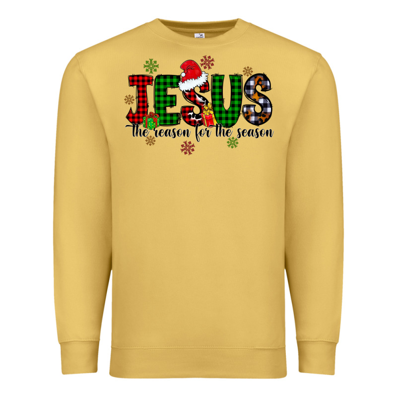 Jesus The Season For The Season Premium Sweatshirt by CowhideDigitalArt | Teevron