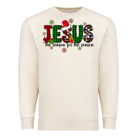 Sandshell jesus the season for the season Premium Sweatshirt - CowhideDigitalArt