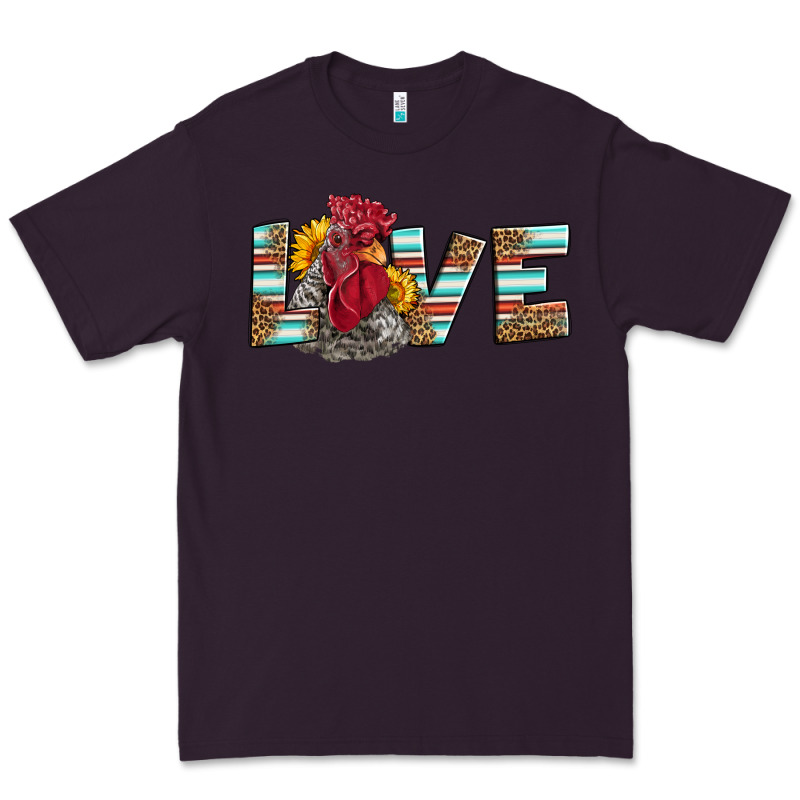 Love Rooster Head Premium Tee by LillyAllenDesigns | Teevron
