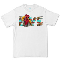 White love rooster head Premium Tee - LillyAllenDesigns