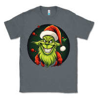 Charcoal Heather Grinch Classic Tee - Unal Design