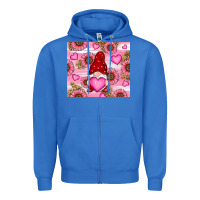 True Royal valentines day gnomes Zipper Hoodie - RanaPortraitStore