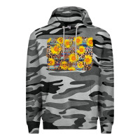 Slate Camo aztec sunflower leopard background Premium Hoodie - AdoDesignShop