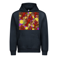 Navy mardi gras crawfish and lemons Urban Hoodie - Jasminsmagicworld