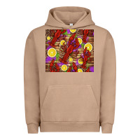 Pigment Burro mardi gras crawfish and lemons Urban Hoodie - Jasminsmagicworld