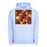 Pigment Grape Ice mardi gras crawfish and lemons Urban Hoodie - Jasminsmagicworld