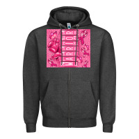 Charcoal Heather warrior breast cancer Zipper Hoodie - RanaPortraitStore