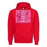 Red warrior breast cancer Zipper Hoodie - RanaPortraitStore