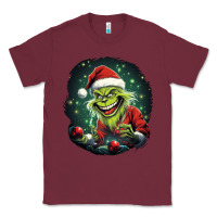 Burgundy Grinch Classic Tee - Unal Design
