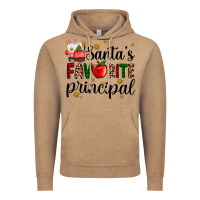 Vintage Coffee santa's favorite principal Vintage Hoodie - AdoDesignShop