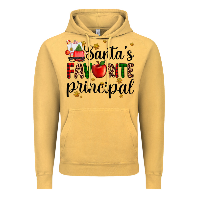 Santa's Favorite Principal Vintage Hoodie by AdoDesignShop | Teevron