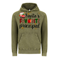 Vintage Olive santa's favorite principal Vintage Hoodie - AdoDesignShop