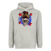 Moon Dust American mom skull Heavyweight Hoodie - Zillion Design Studio