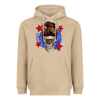 Mushroom American mom skull Heavyweight Hoodie - Zillion Design Studio