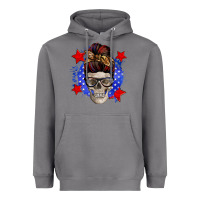 Storm American mom skull Heavyweight Hoodie - Zillion Design Studio