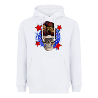 White American mom skull Heavyweight Hoodie - Zillion Design Studio