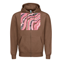Chestnut valentines day watercolor Zipper Hoodie - RanaPortraitStore