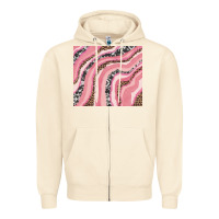 Sandshell valentines day watercolor Zipper Hoodie - RanaPortraitStore