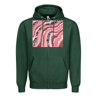 Valentines Day Watercolor Zipper Hoodie | Teevron