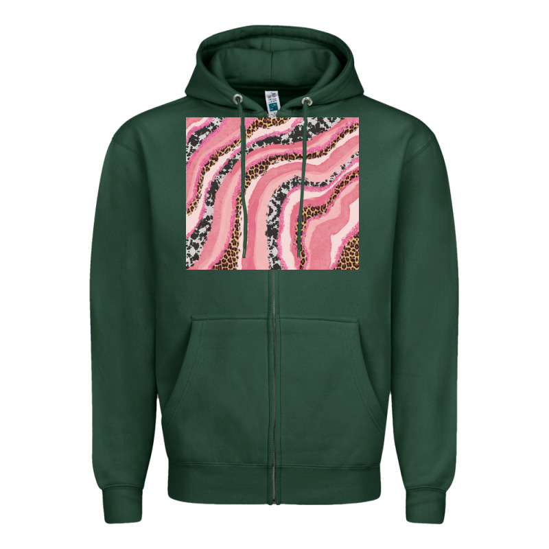 Valentines Day Watercolor Zipper Hoodie by RanaPortraitStore | Teevron