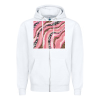 White valentines day watercolor Zipper Hoodie - RanaPortraitStore