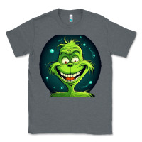 Charcoal Heather Grinch Classic Tee - Unal Design
