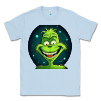 Dusty Blue Grinch Classic Tee - Unal Design