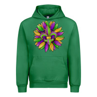Emerald mardi gras carnival sunflower Urban Hoodie - Jasminsmagicworld