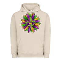 Pigment French Oak mardi gras carnival sunflower Urban Hoodie - Jasminsmagicworld
