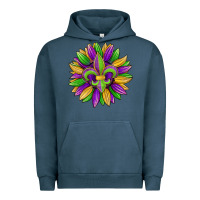 Pigment Midnight Navy mardi gras carnival sunflower Urban Hoodie - Jasminsmagicworld