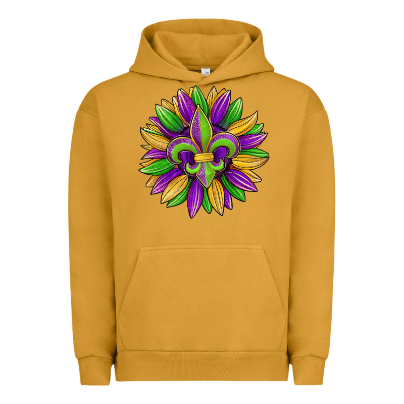 Mardi Gras Carnival Sunflower Urban Hoodie by Jasminsmagicworld | Teevron
