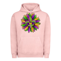 Pigment Salmon mardi gras carnival sunflower Urban Hoodie - Jasminsmagicworld
