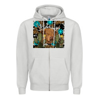 Dove Grey western cow Zipper Hoodie - RanaPortraitStore
