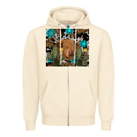 Sandshell western cow Zipper Hoodie - RanaPortraitStore