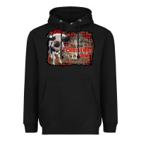 Black all i want for christmas is a cow aztec Heavyweight Hoodie - RanaPortraitStore
