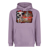 Lavender all i want for christmas is a cow aztec Heavyweight Hoodie - RanaPortraitStore