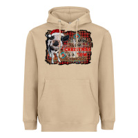 Mushroom all i want for christmas is a cow aztec Heavyweight Hoodie - RanaPortraitStore