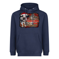 Navy all i want for christmas is a cow aztec Heavyweight Hoodie - RanaPortraitStore