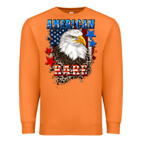 Carrot American Babe  4th of july Premium Sweatshirt - CowGirlArtShop