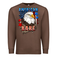 Chestnut American Babe  4th of july Premium Sweatshirt - CowGirlArtShop