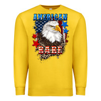 Lemon American Babe  4th of july Premium Sweatshirt - CowGirlArtShop