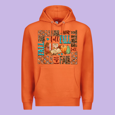 Fall Fall  Amd Pumpkins Premium Hoodie Designed By Adodesignshop